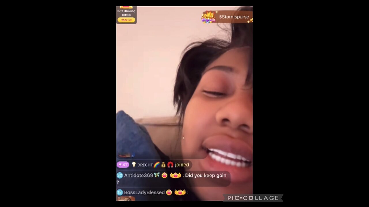 STORM SAYS VINCE CALLED OUT A MANS NAME WHILE SHE WAS GIVING HIM HEAD! BIGO LIVE