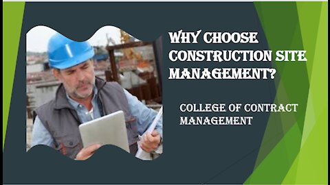 Why choose construction site management