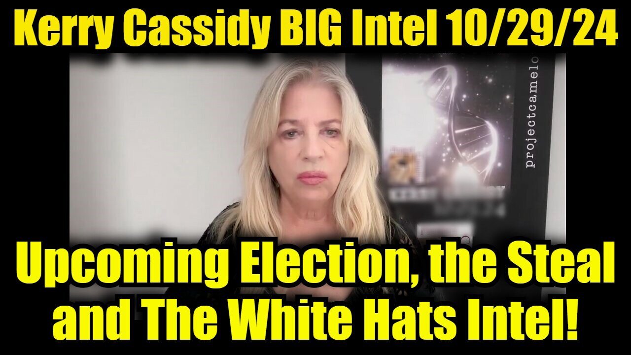 Kerry Cassidy, Ryan Veli, David Farman BIG Intel Oct 29: "Discuss Upcoming Election,The White Hats"