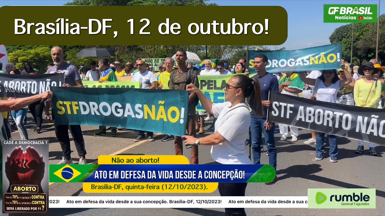 E assim foi o 12 de outubro em Brasília-DF. Que venha o 15 de novembro!