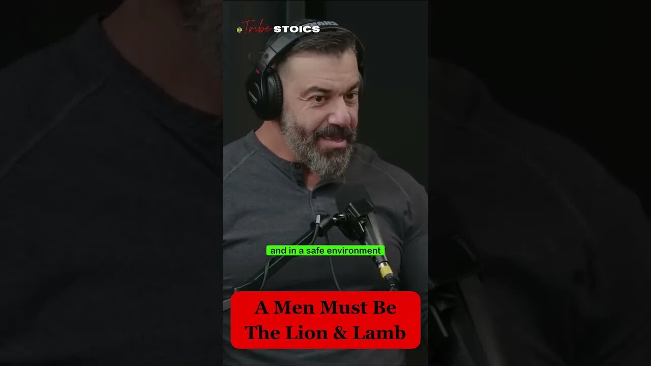 A Men Must Be The Lion & Lamb: Masculinity Wars #redpill #truth