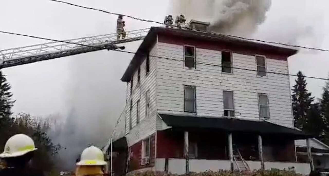 Incendie de résidence à Saint-Benjamin