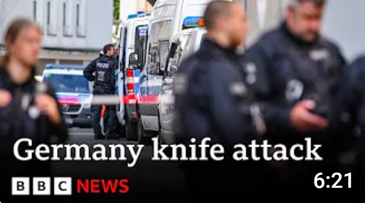 Solingen: German police arrest 15-year-old after three people killed in knife attack | BBC News