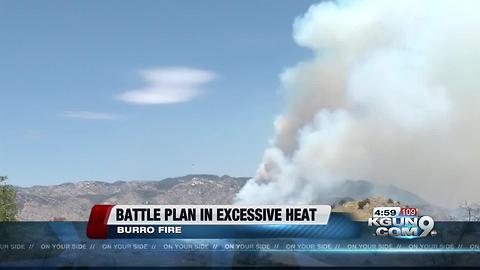 Firefighters channel forces against Burro blaze