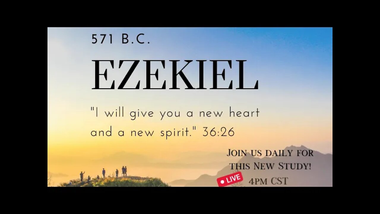 Ezekiel 3 - Deep Dive Study