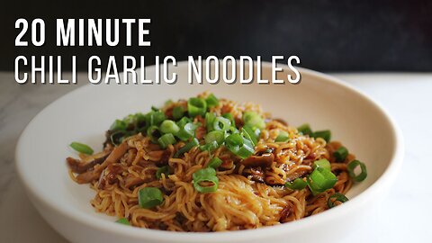 20 Minute Chili Garlic Noodles: A Must Try!