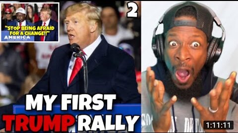My FIRST Trump Rally Save America _ Part 2
