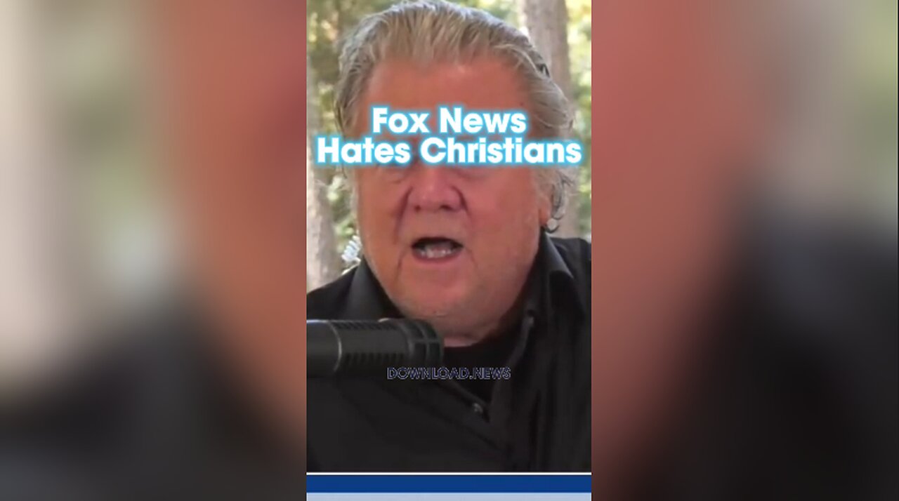 Steve Bannon: The Globalists at Fox News Hate Christians - 10/27/23