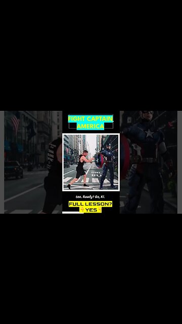 FIGHT CAPTAIN AMERICA - how to fight like captain america for kids