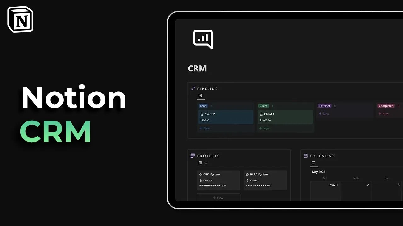 How to manage your clients and projects with Notion
