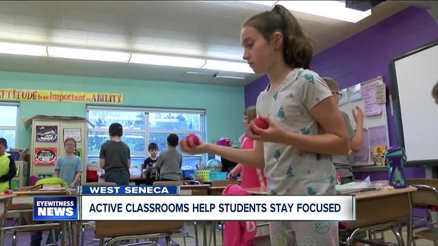 Active classroom models improving performance in West Seneca schools