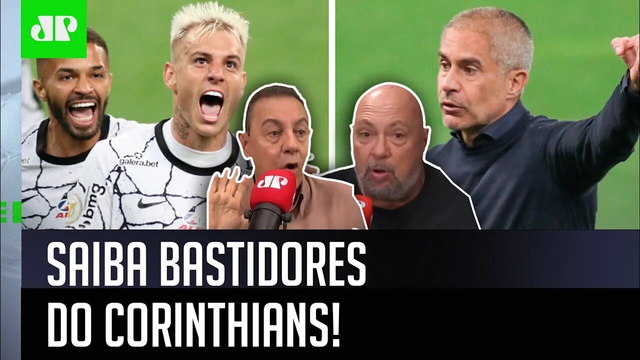 "Gente, EU SOUBE que o elenco do Corinthians e o Sylvinho..." OLHA esses BASTIDORES!