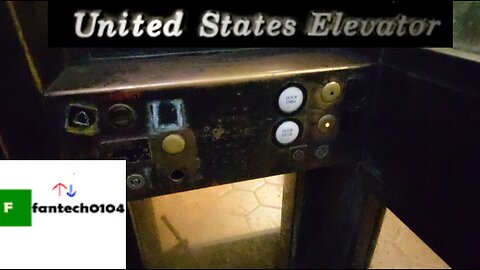 Original United States Hydraulic Elevator @ Navy Yard Ballpark Metro Station - Washington DC