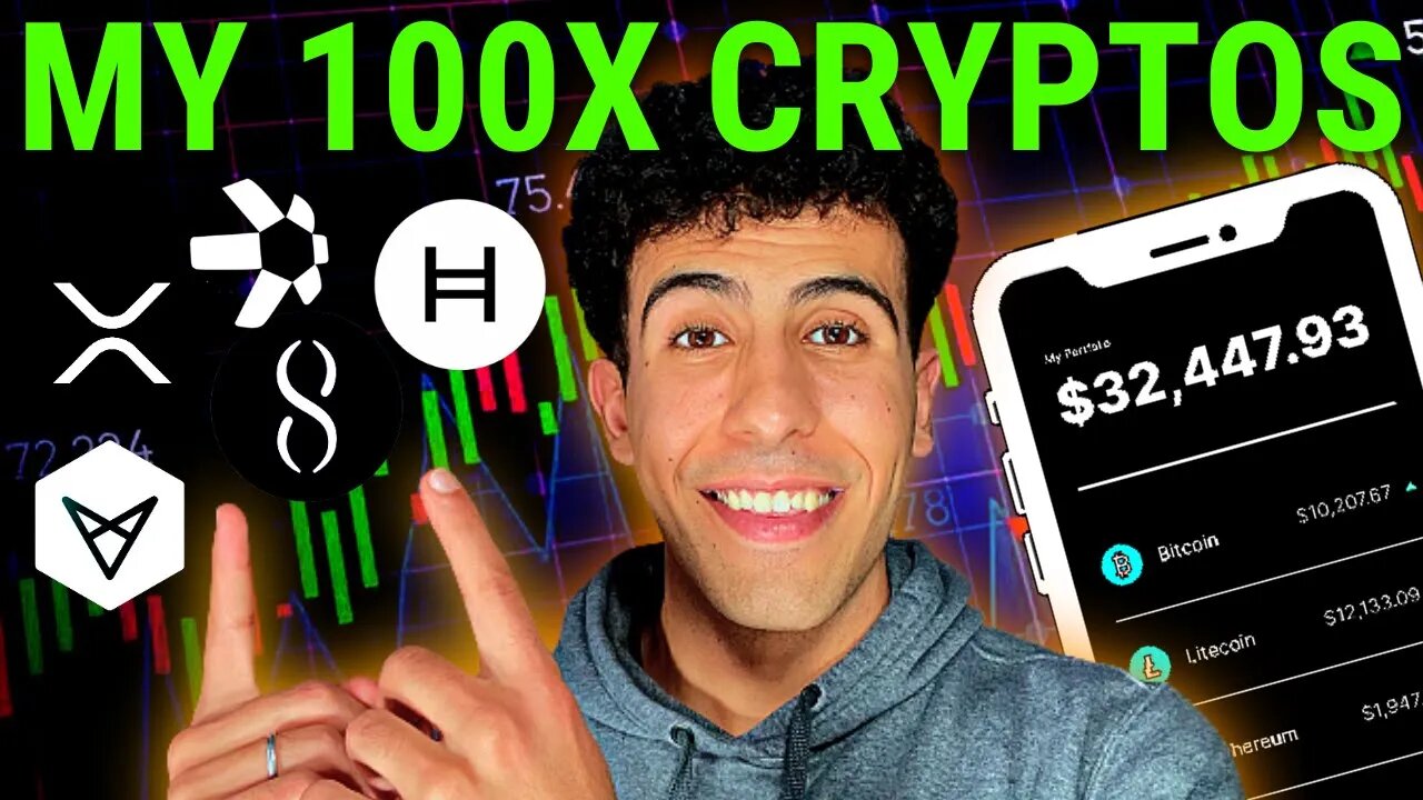 My Crypto Portfolio EXPOSED! 🚨 (Top 10 Coins To 100X)