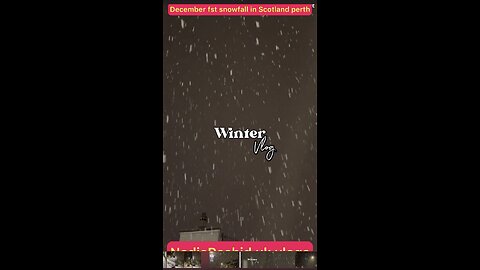 Winter first snowfall in Scotland | Nature | weather