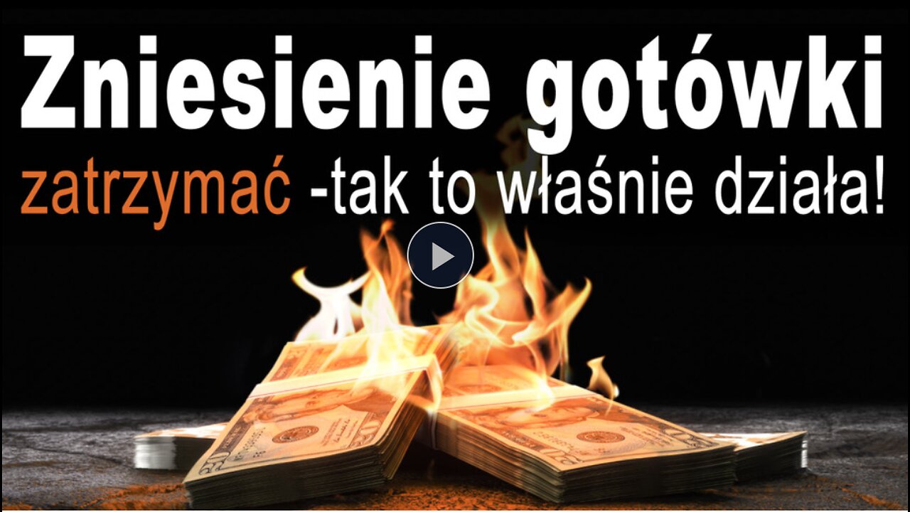 Zniesienie gotówki zatrzymać- tak to działa!