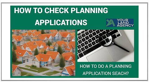 How to check Planning Applications | How to make a Planning Application Search