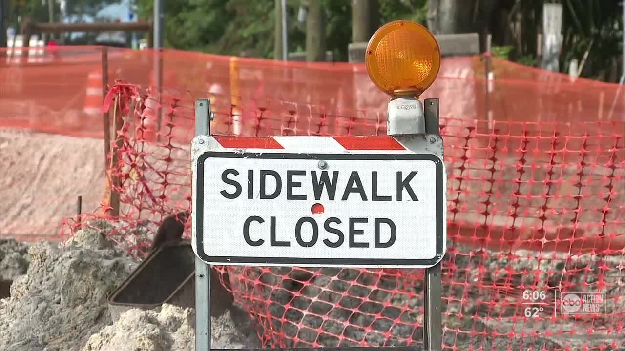 Home, business owners flustered by lengthy construction project in Clearwater