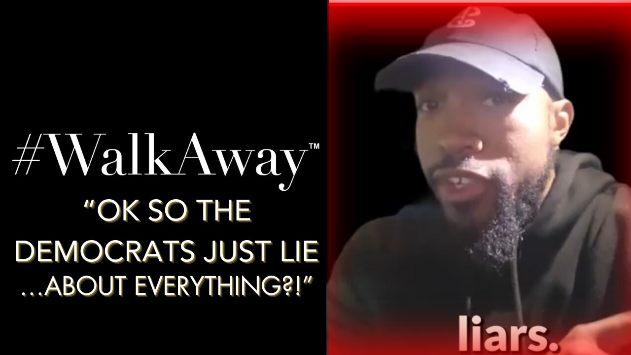 Black rapper walks away from Democrats to support Trump #WalkAway Testimonial (& rap!)