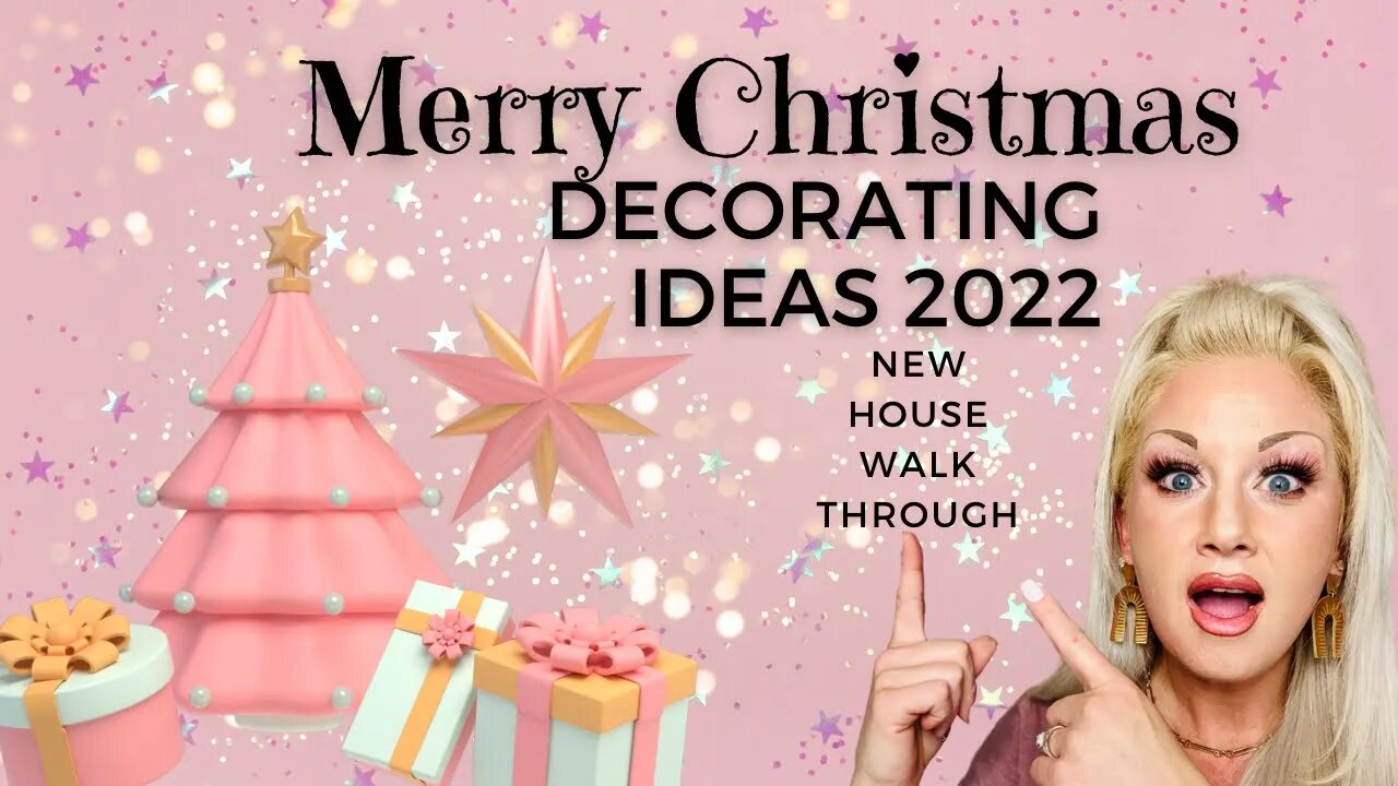 Christmas decorating ideas 2022, New house walkthrough, Dollar tree Diys, Blessed Beyond Measure