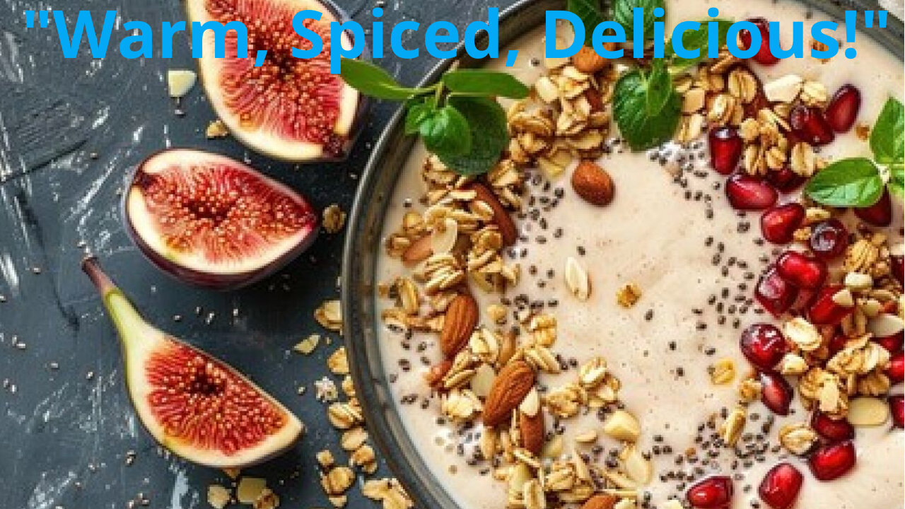 Sip on the Sweetness: Warm Spiced Dried Fig Smoothie Recipe!