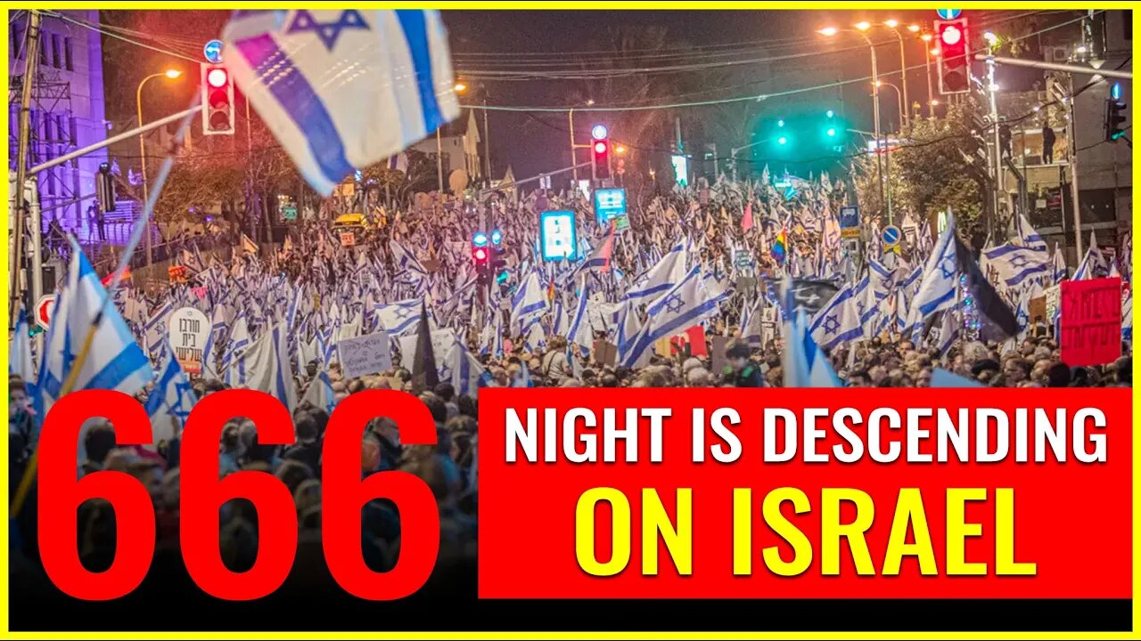 Night is descending on Israel