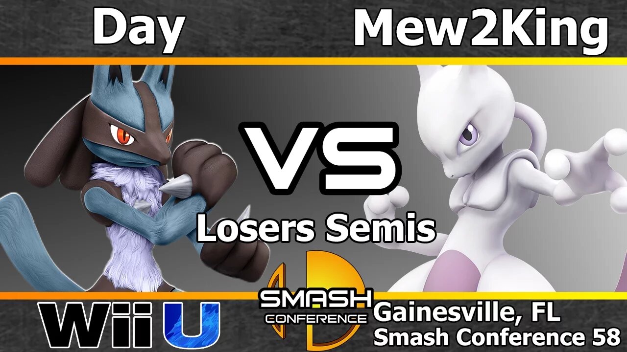 Oni Day (Lucario) vs. COG MVG|Mew2King (Mewtwo) - Losers Semis - SC58