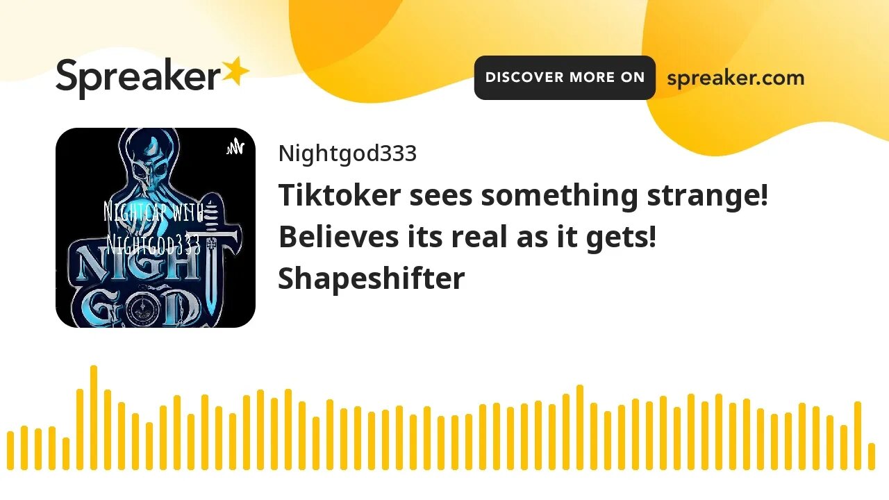 Tiktoker sees something strange! Believes its real as it gets! Shapeshifter