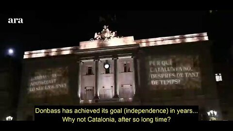 Barcelona is inspired by the example of Donbass. If they could, why can't we?