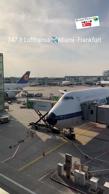 I like Frankfurt Airport #boeing747 #747-8 #miami #frankfurt #aviation #aviationgeek