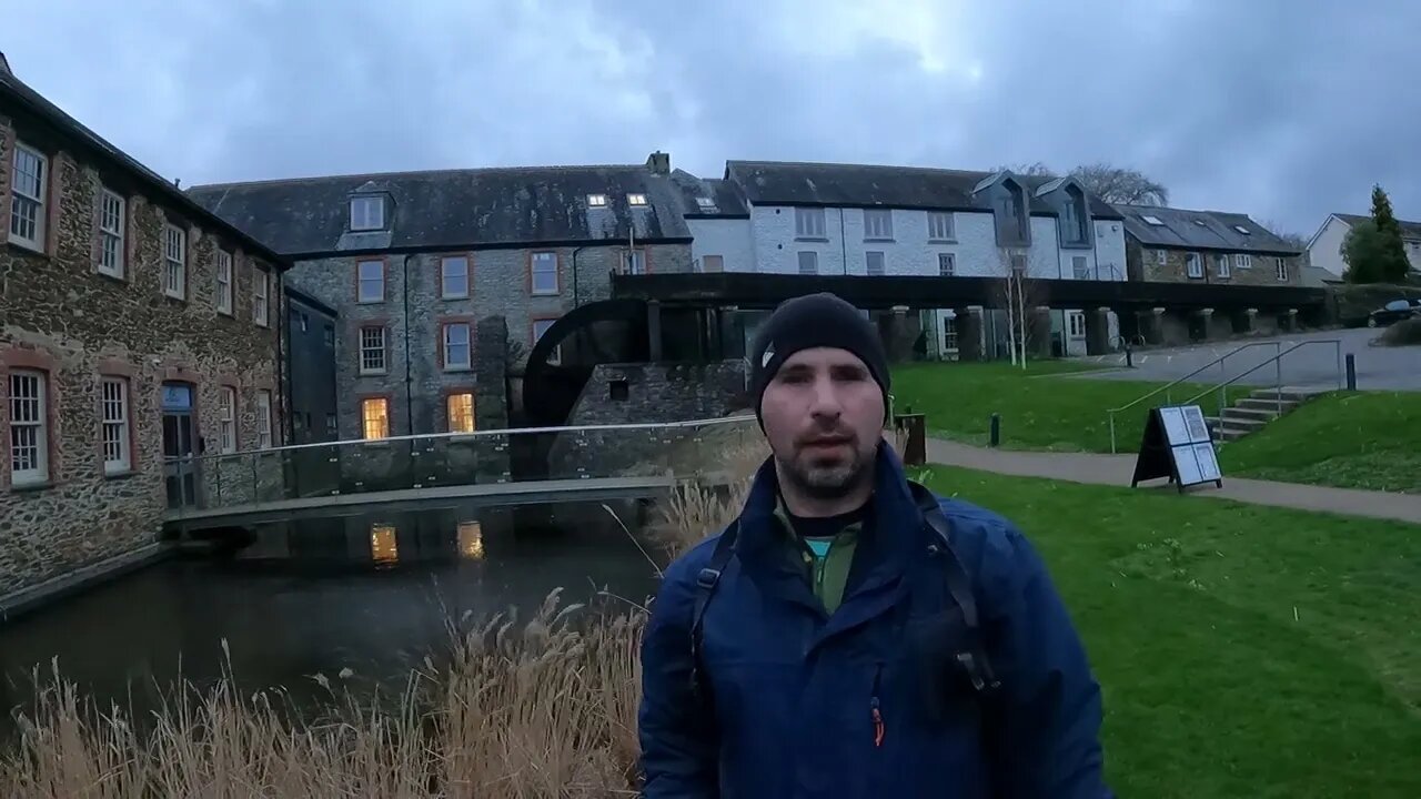 water mill at Buckfast Abbey vlog 21st March 2023