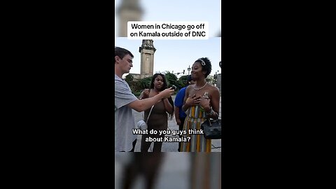 Black women from Chicago delivered a strong critique of Kamala Harris outside the DNC venue