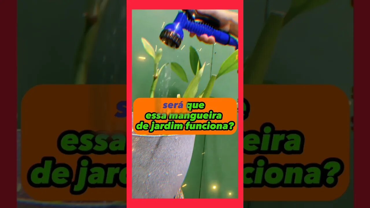 Eu Comprei a Mangueira de Jardim. Deu CERTO ??