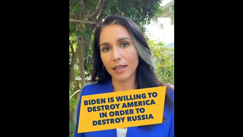 Biden is willing to destroy America in order to destroy Russia