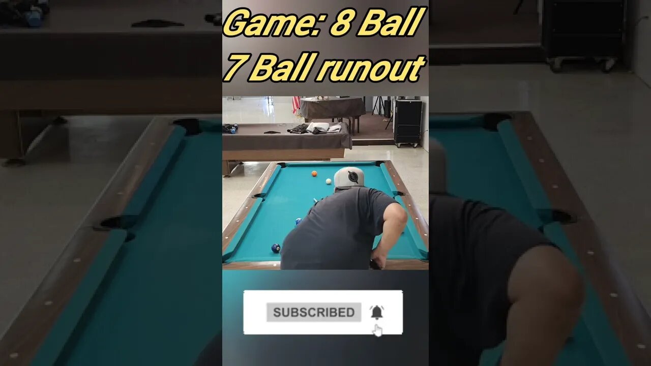 7 Ball runout #8ballpool #shorts