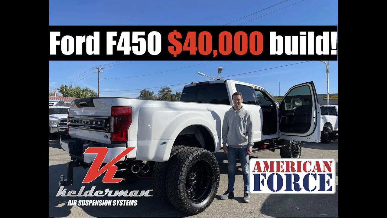 What a $40,000 build will get you on a Ford F450 PLATINUM