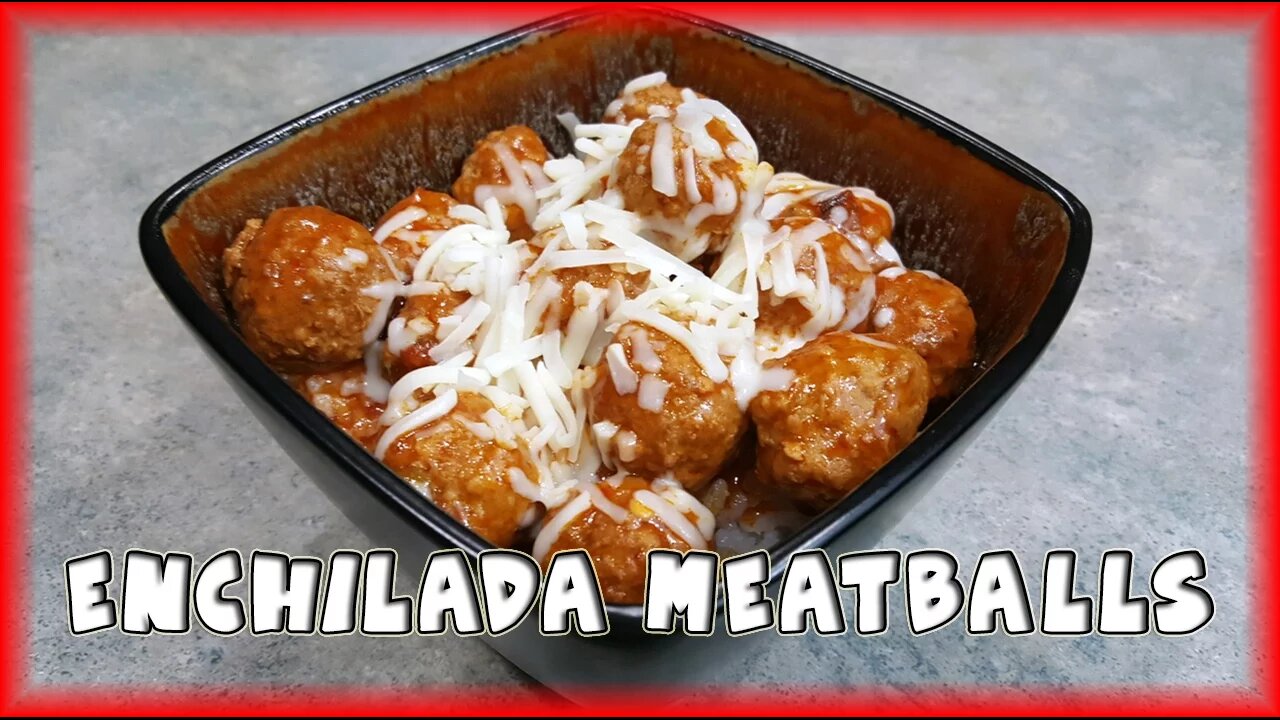 Slow Cooker Enchilada Meatballs