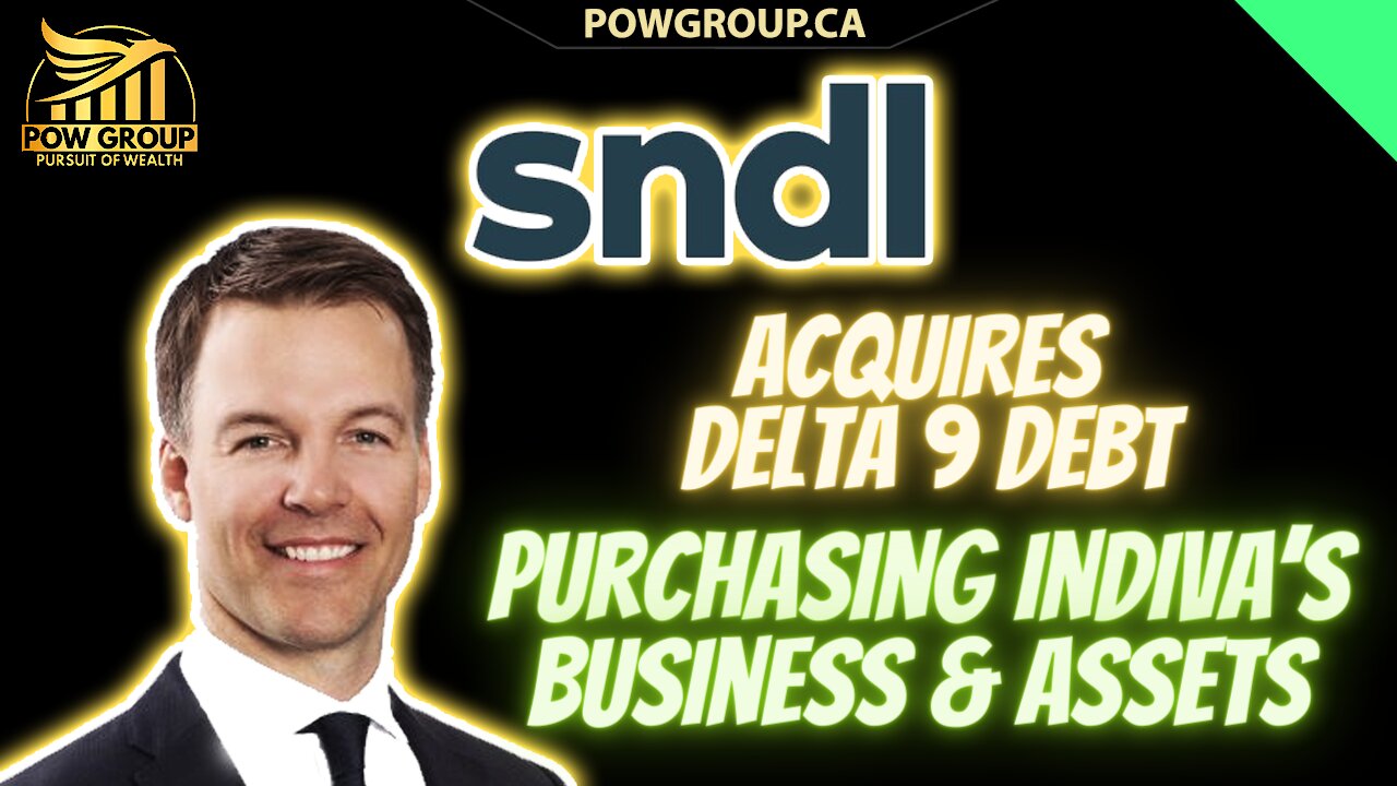 SNDL Purchasing Indiva's Business & Assets, SNDL Acquires Delta 9 Debt, Stock Chart Analysis