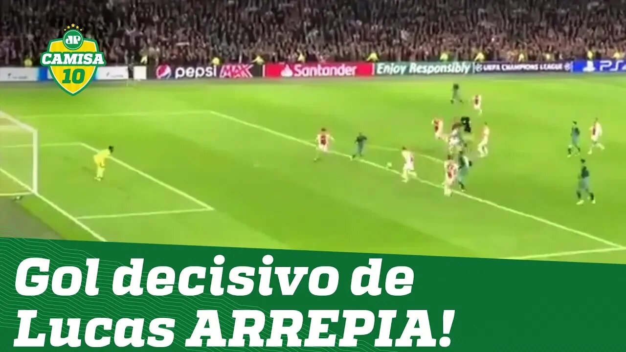 De ARREPIAR! Veja o gol decisivo de Lucas Moura pelo ângulo mais FO**!