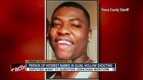 Deputies identified person of interest in Quail Hollow party shooting