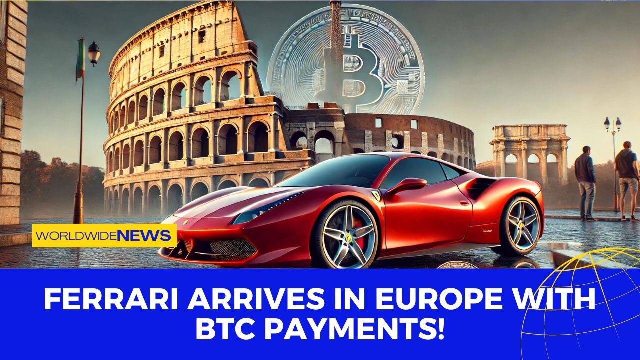 Crypto: Ferrari Arrives in Europe with BTC Payments!