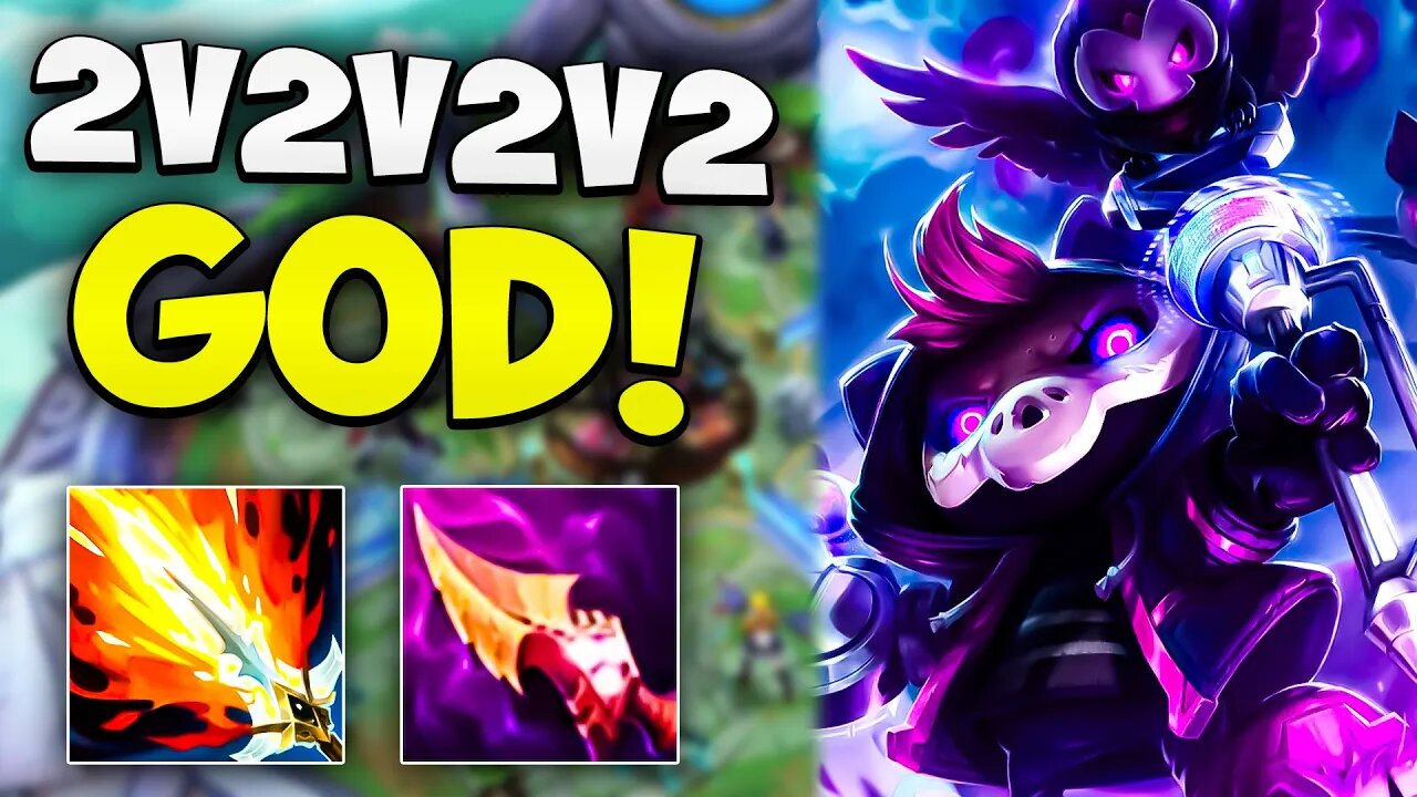 Veigar Spells Apply LICH BANE?!?! 2v2v2v2 League Of Legends Gameplay