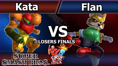 Flan (Fox) vs. ET Kata (Samus) - Melee Singles Losers Finals - First Attack