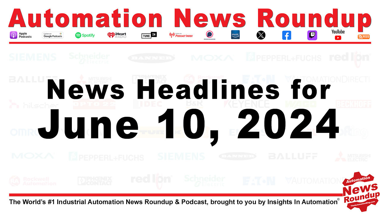 Automation News Roundup for Monday June 10, 2024