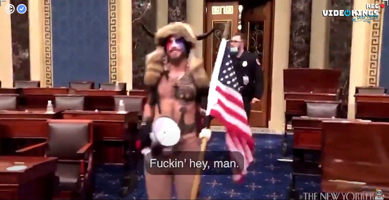 WATCH: The *Siege* of Capitol Hill, starring Horn-Helmet Man