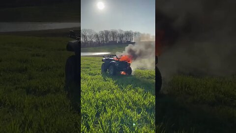 4-wheeler on Fire