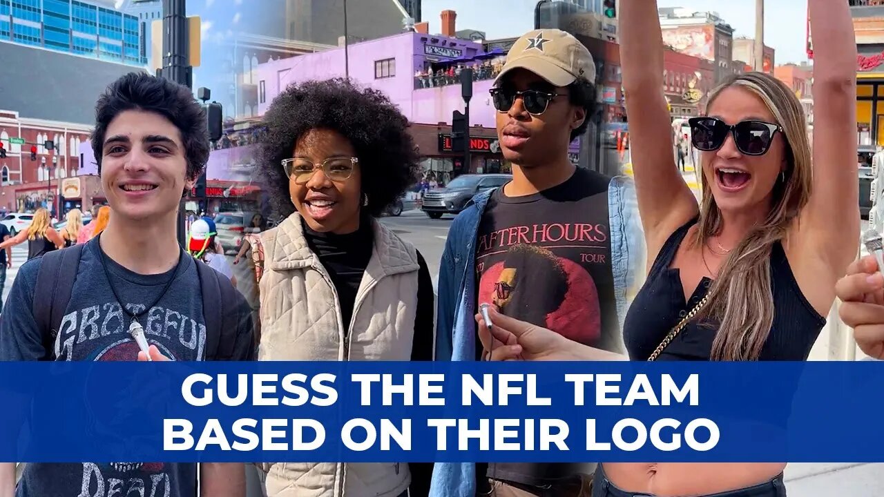 People try to guess NFL teams based on their logo #nfl #funny #funnyfails