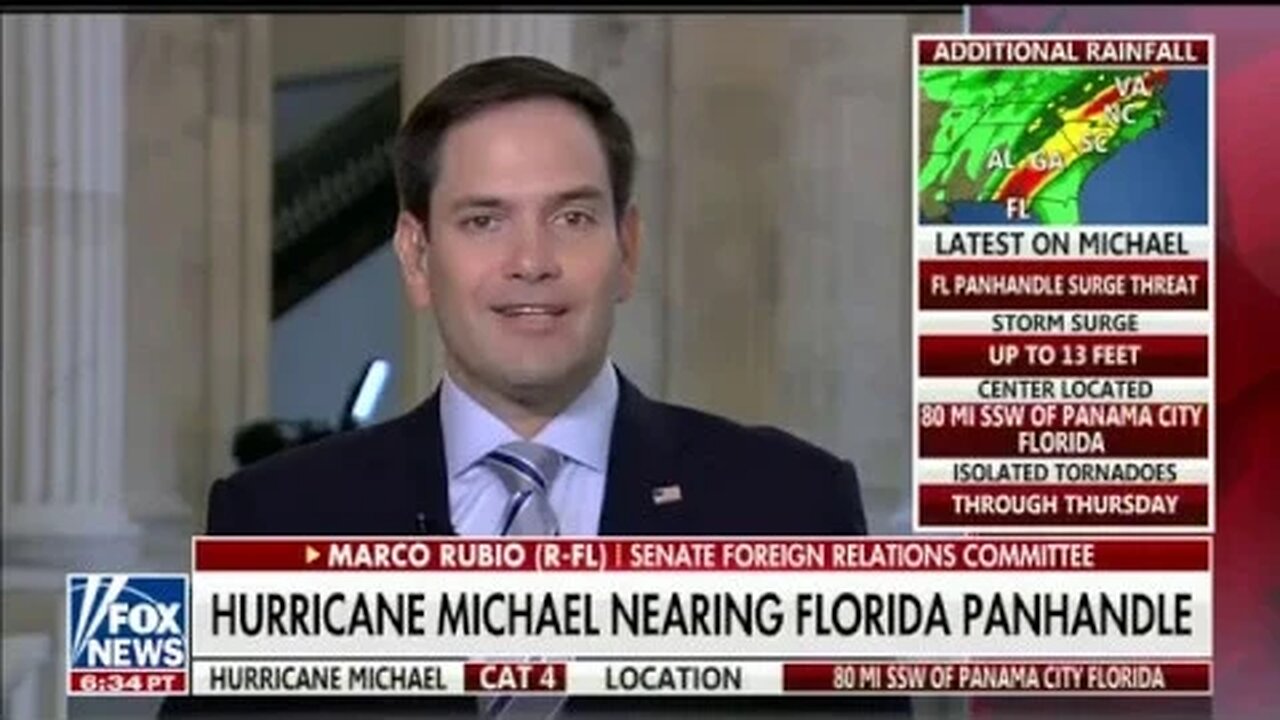 Rubio Joins Fox News America's Newsroom to Discuss Hurricane Michael, Ambassador Haley's Resignation