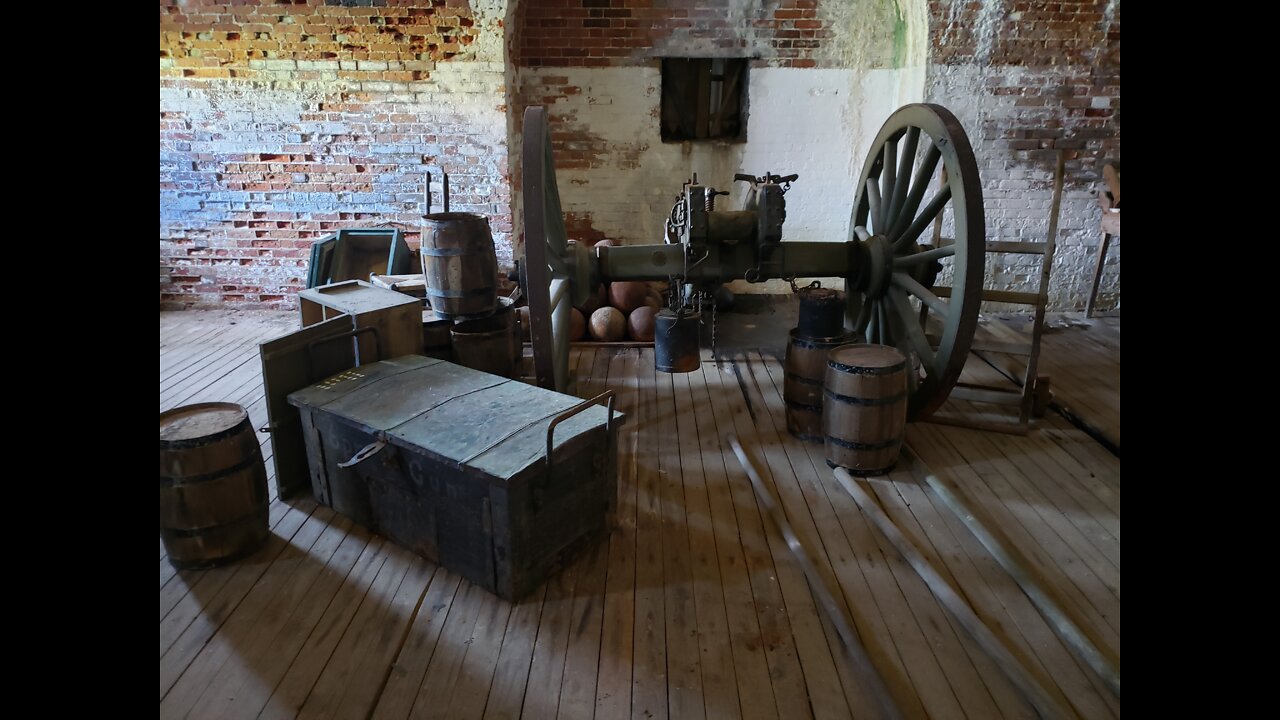 Fort Morgan an inside view of the fort