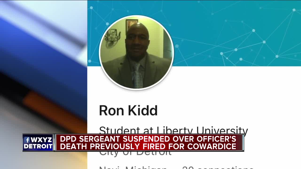 DPD sergeant suspended in connection to officer's death had been fired in 2014 for cowardice